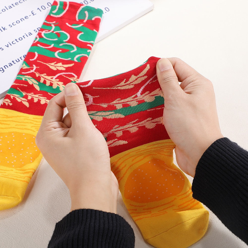 Burger, Sushi & Pizza Socks Gift Box