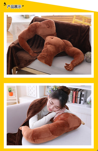 Muscle Hunk Boyfriend Pillow
